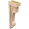 Ekena Millwork 5"W x 10"D x 30"H Thin Alma Rough Cedar Woodgrain TimberThane Corbel, Primed Tan CORUR05X10X30ALMRCPR - alternate 3